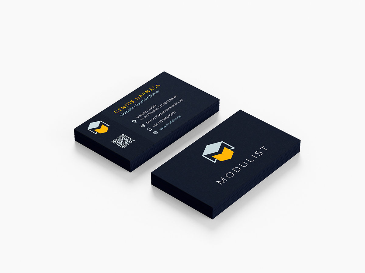 Modulist Visitenkarte Mockup